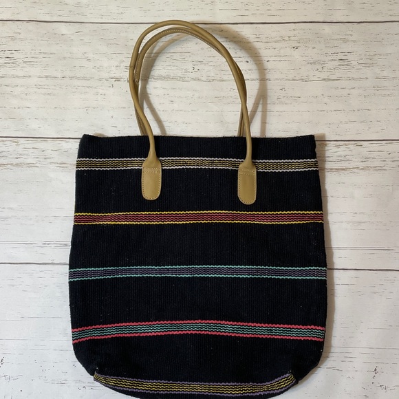 Urban Outfitters Ecote Woven Tote Bag with Velcro Tab Closure, NWT - Picture 2 of 13